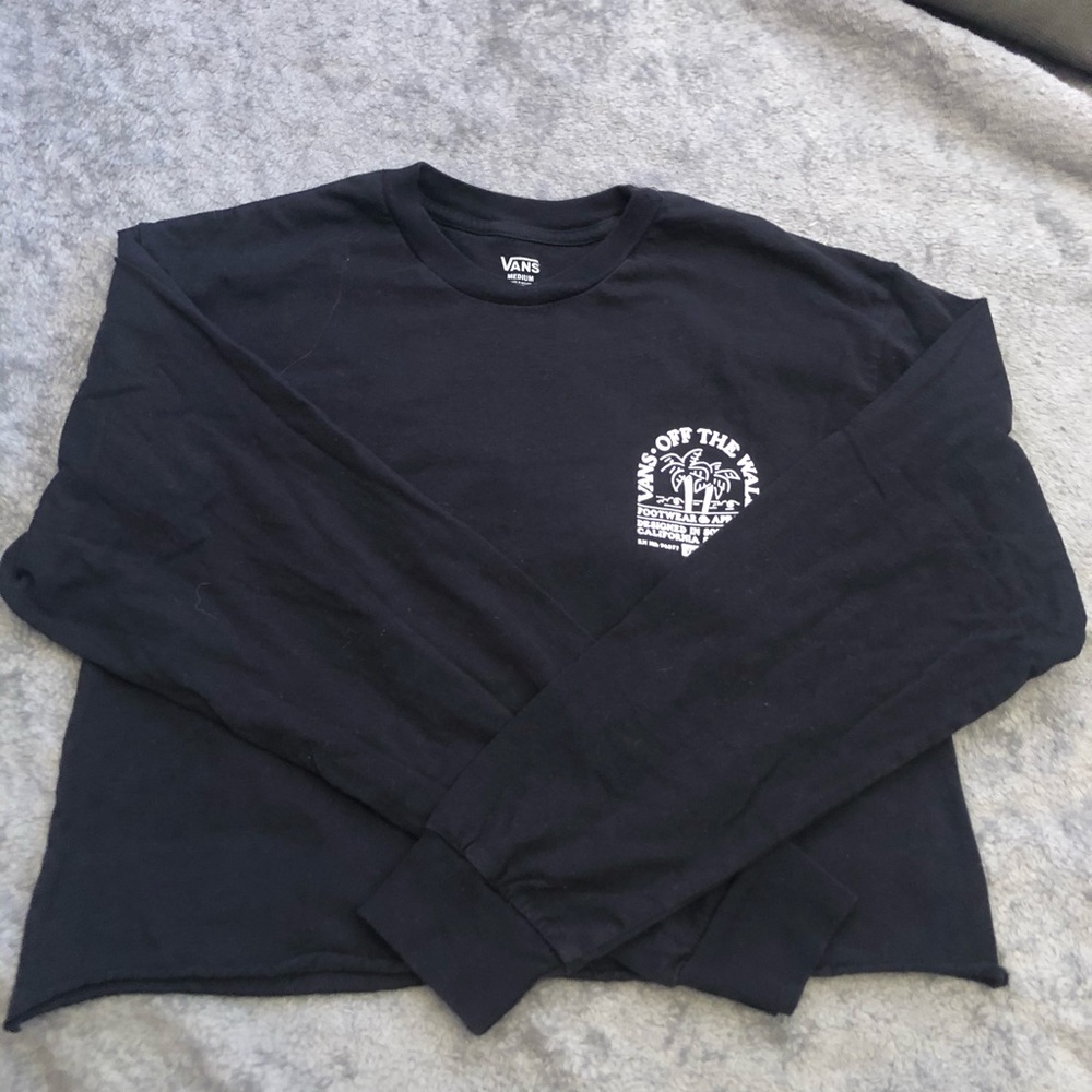 Mens Cropped Vans Long Sleeve
